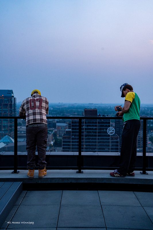 ALL ACCESS Winnipeg artist photoshoot behind the scenes
